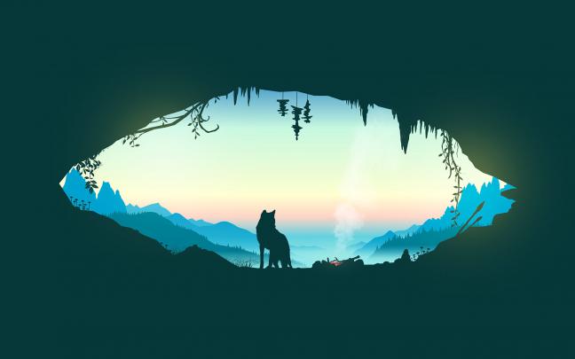 Wolf Minimalist Wallpapers