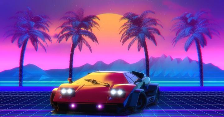 Neon Car Wallpaper 4k - Wallpaper