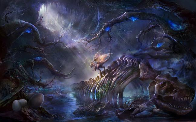 Skeleton Fantasy Desktop Wallpaper | HD Wallpapers