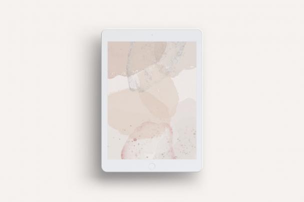 Neutral Aesthetic Desktop Wallpaper Boho Laptop Wallpaper | Etsy