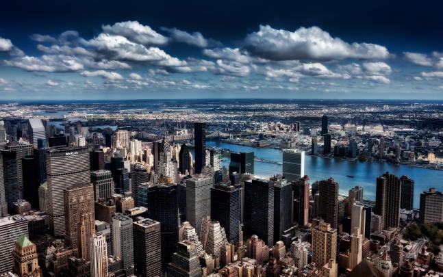 skyscraper, City, New York City, HDR Wallpapers HD \/ Desktop and Mobile 