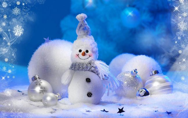 Christmas Snowman Full HD Pics Wallpapers | Christmas desktop wallpaper 