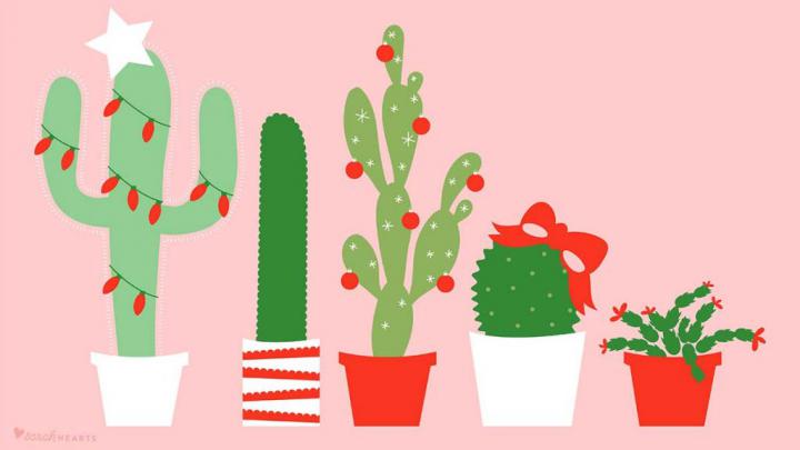 Free Cute + Modern Christmas Wallpapers for your Desktop and Phone 