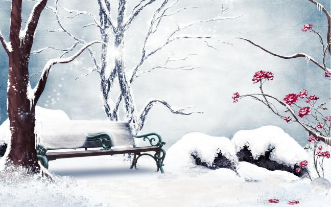 Snow Desktop Backgrounds \u00b7\u2460 