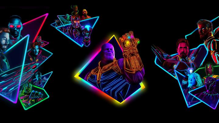 2048x1152 Avengers Infinity War 80S Style Artwork 2048x1152 Resolution 