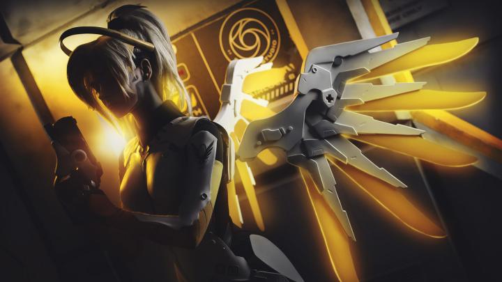 Wallpaper Overwatch, Mercy, 4k, Games #14550