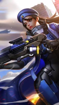 Wallpaper Ana, HD, Overwatch, fan art, Art #13591