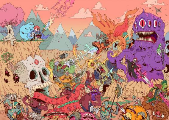 Trippy Cartoon Desktop Wallpapers