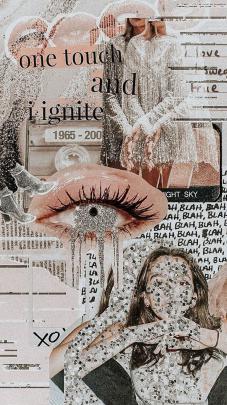 Beige Collage Aesthetic Wallpapers