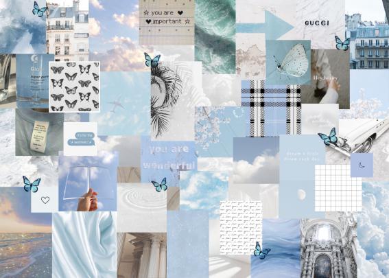 Winter Aesthetic Collage Desktop Wallpapers
