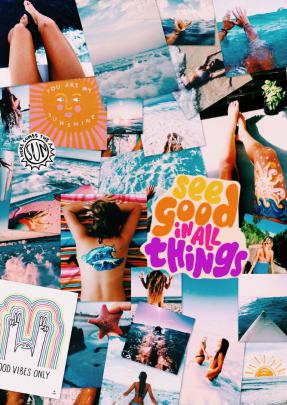 Laptop Backgrounds Aesthetic Collage : Spring - Good Vibes macbook 
