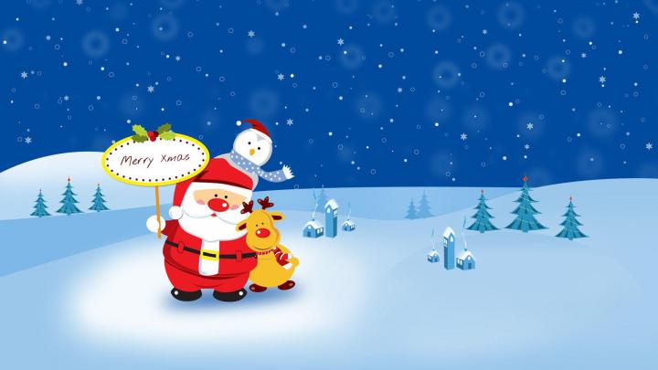 Cute Merry Christmas Wallpapers