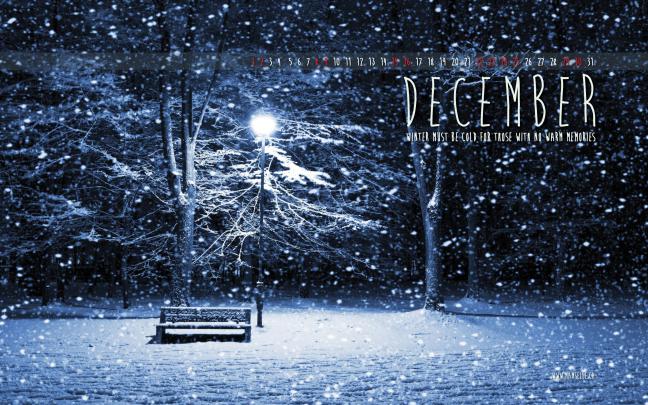 winter, Snow, Nature, Landscape, December, Calendar Wallpapers HD 