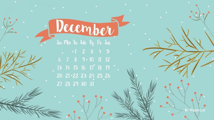 Desktop Wallpapers Calendar December 2016