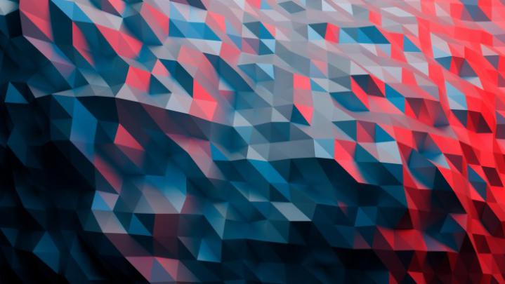 Black, Red, Abstract, Polygon, 3d, 4k, - Red Gaming Wallpaper 4k 
