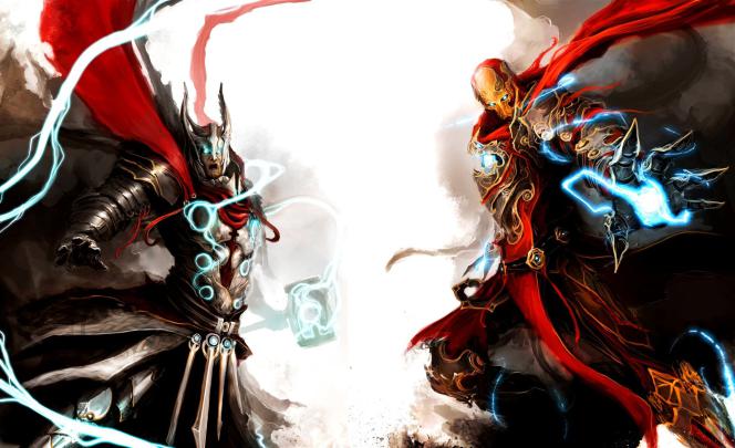 Free download 4K wallpaper Fantasy iron man marvel Avengers Thor torus 