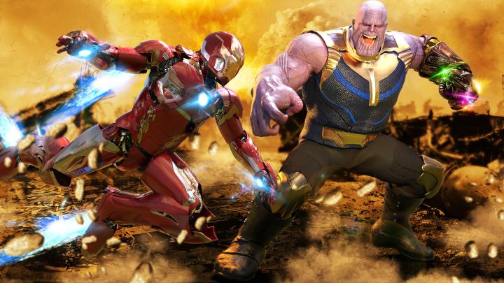 Iron Man Vs Thanos 4k thanos-wallpapers, superheroes wallpapers, iron 