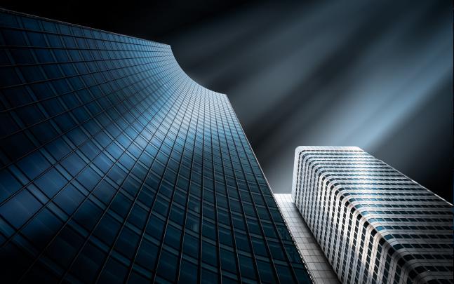 architecture, Skyscraper, Landscape, Urban, Modern, Sun Rays, Building 