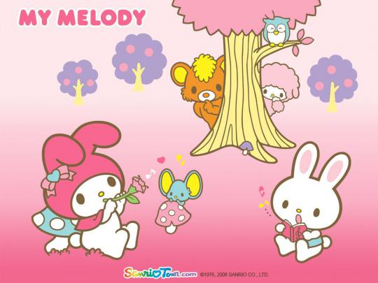 [48+] My Melody Wallpaper 