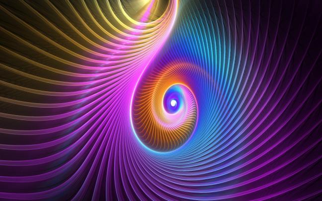 neon spiral abstract hd wallpaper 1920x1200 10744 Wallpapers HD 