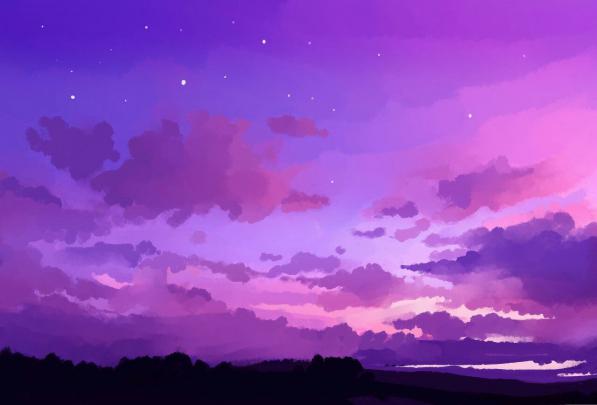 Purple Aesthetic Wallpaper Desktop
