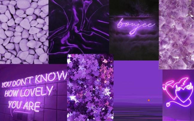 Aesthetics Purple Macbook Wallpapers