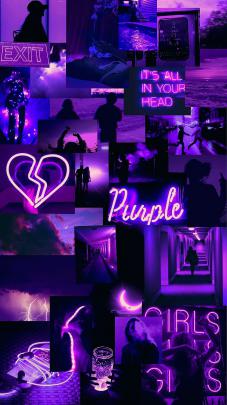 Aesthetic Neon Purple Wallpapers