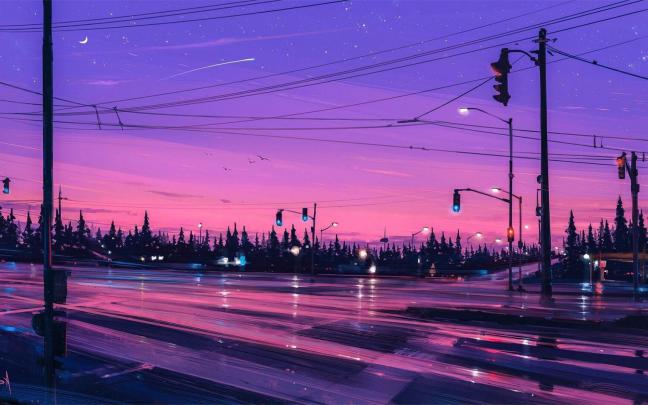 Purple Aesthetic Wallpaper Laptop : Macbook 15 Screensaver Collage In 