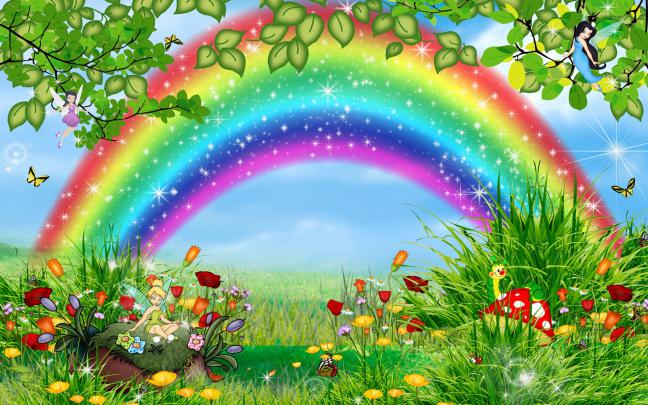 [49+] Free Rainbow Desktop Wallpaper 