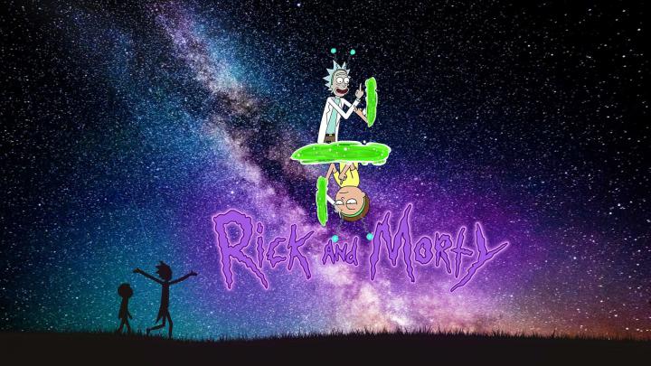 Coolest PC Minimalist Rick And Morty Wallpapers