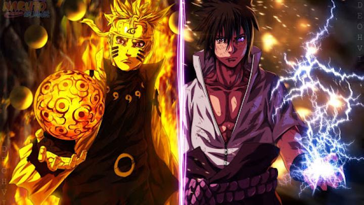 Naruto And Sasuke Wallpaper 4K