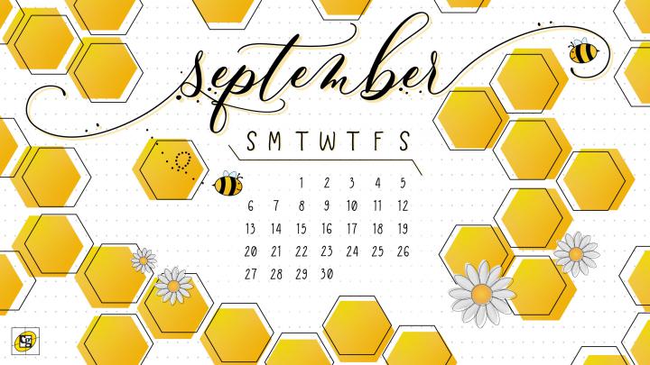 Free download: September 2020 Desktop Calendar \u0026 Phone Wallpaper 