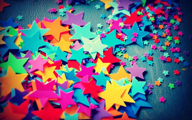 Colorful Stars Ornamental Wallpapers HD \/ Desktop and Mobile Backgrounds