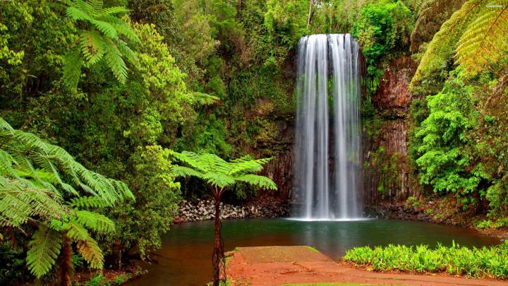 Waterfall Desktop Backgrounds \u00b7\u2460 