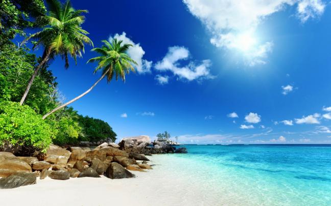 Tropical Island Desktop Backgrounds \u00b7\u2460 