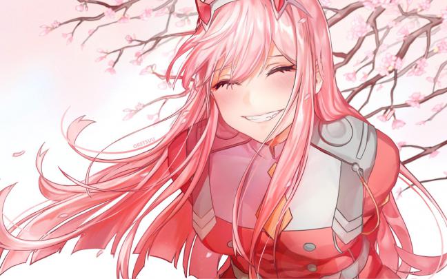 Zero Two Desktop Wallpaper