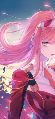 Zero Two Wallpaper Iphone \/ Darling In The FranXX Ichigo Zero Two 