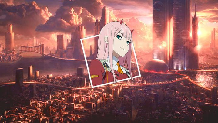 HD wallpaper: anime, Zero Two (Darling in the FranXX), picture-in 