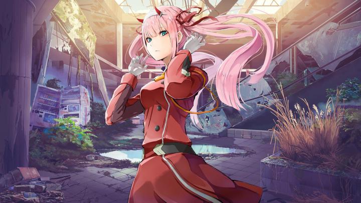 Zero Two Desktop 1080p Wallpapers