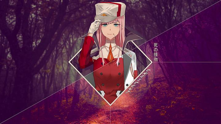 Zero Two Wallpaper Aesthetic 4K - Zero Two (Code-002) - By Darling In 