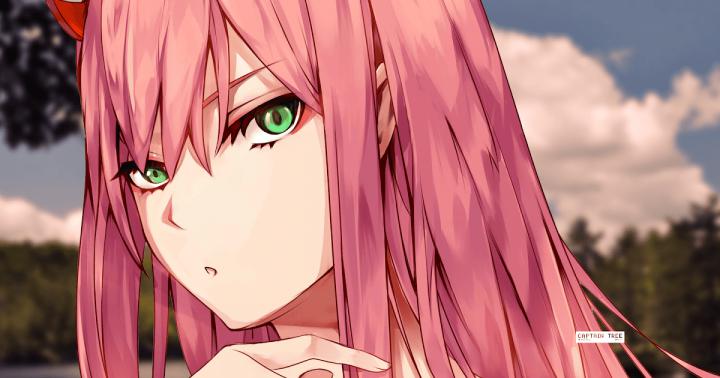 Zero Two Desktop Wallpaper 1080P - Darling In The Franxx 4k Wallpaper 