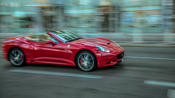 Red Ferrari Convertible Ultra HD Wallpapers