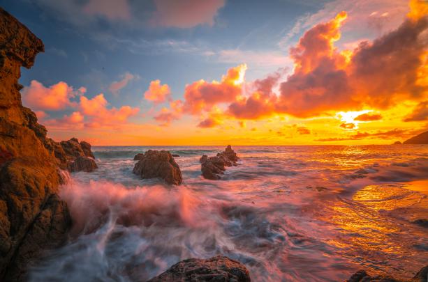 3840x2160 Ocean Sunset 8k 4k HD 4k Wallpapers, Images, Backgrounds 