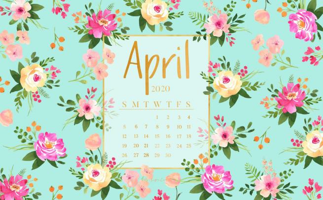 April Desktop Wallpaper