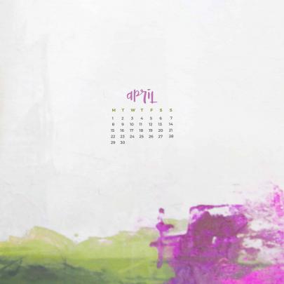 12 FREE April 2019 desktop wallpaper calendars\u2014download yours today!
