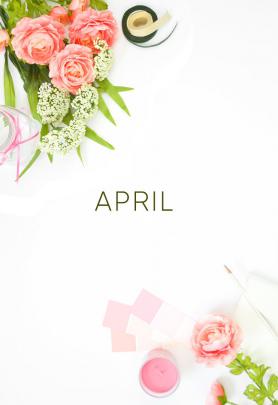 April Calendar Desktop Wallpaper | Calendar wallpaper, Desktop 