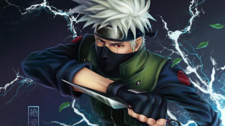 Download 2560x1440 wallpaper kakashi hatake, anime, artwork, dual wide 