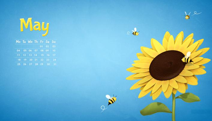 May Calendar 2020 Background - KoLPaPer - Awesome Free HD Wallpapers