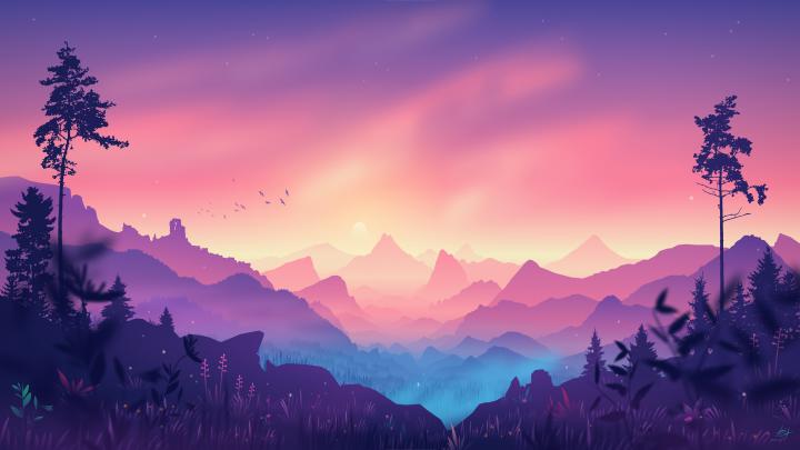 The Valley Minimal 4k, HD Artist, 4k Wallpapers, Images, Backgrounds 