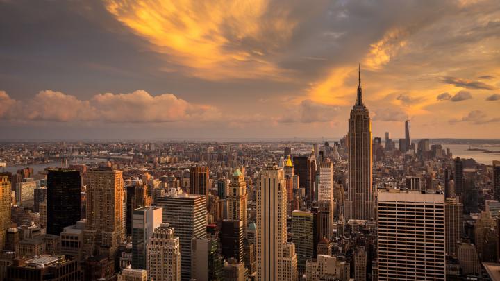 Luxury Nyc Skyline Desktop Wallpaper | New york wallpaper, City 